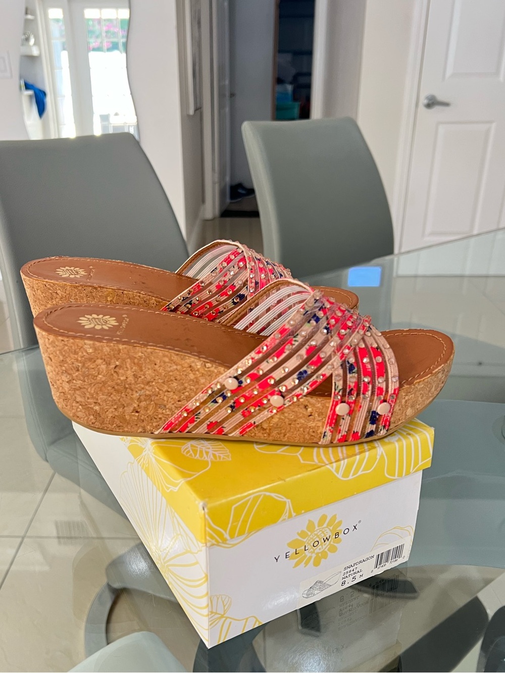 Yellowbox Women's Wedge Sandals size 8.5